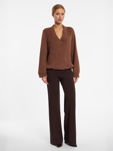 Ana Alcazar Sweater in Brown