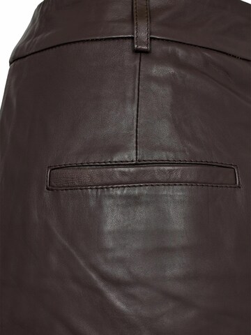 Ivy Copenhagen Regular Housut 'Ali' värissä ruskea