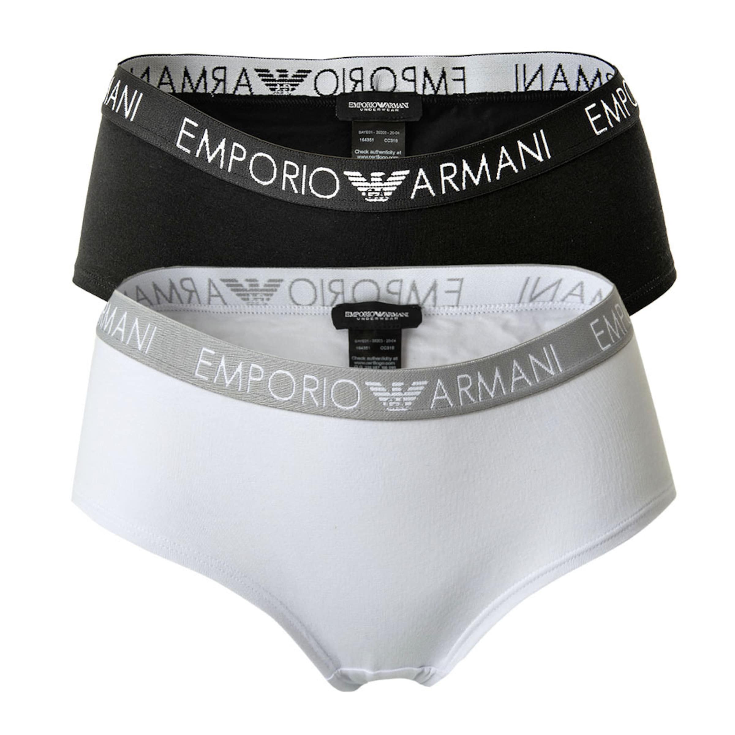 Panty di Emporio Armani in nero: frontale