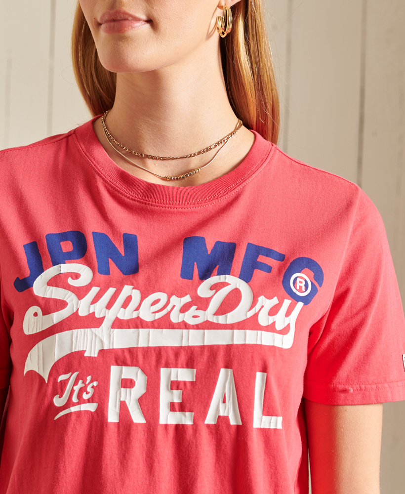 Superdry T-Shirt American Classic in Rot 