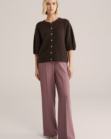 WE Fashion Kardigan – hnědá