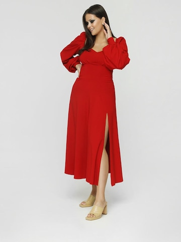 Madnezz House Kleid 'Cubana Winter'‌‌‌‌ in Rot