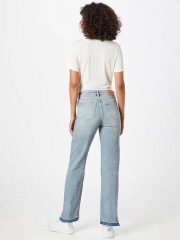 WEEKDAY Wide leg Jeans 'Love Split' i blå