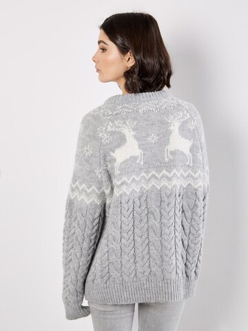 Pull-over ' ' Apricot en gris