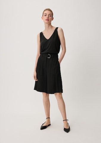 COMMA Wide Leg Hose in Schwarz: predná strana