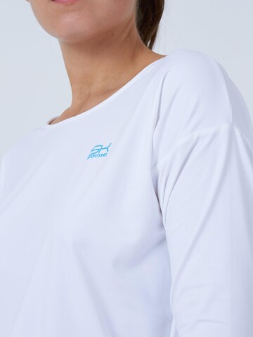 SPORTKIND Funktionsshirt '3/4 Loose Fit'‌‌‌‌‌‌‌‌‌ in Weiß