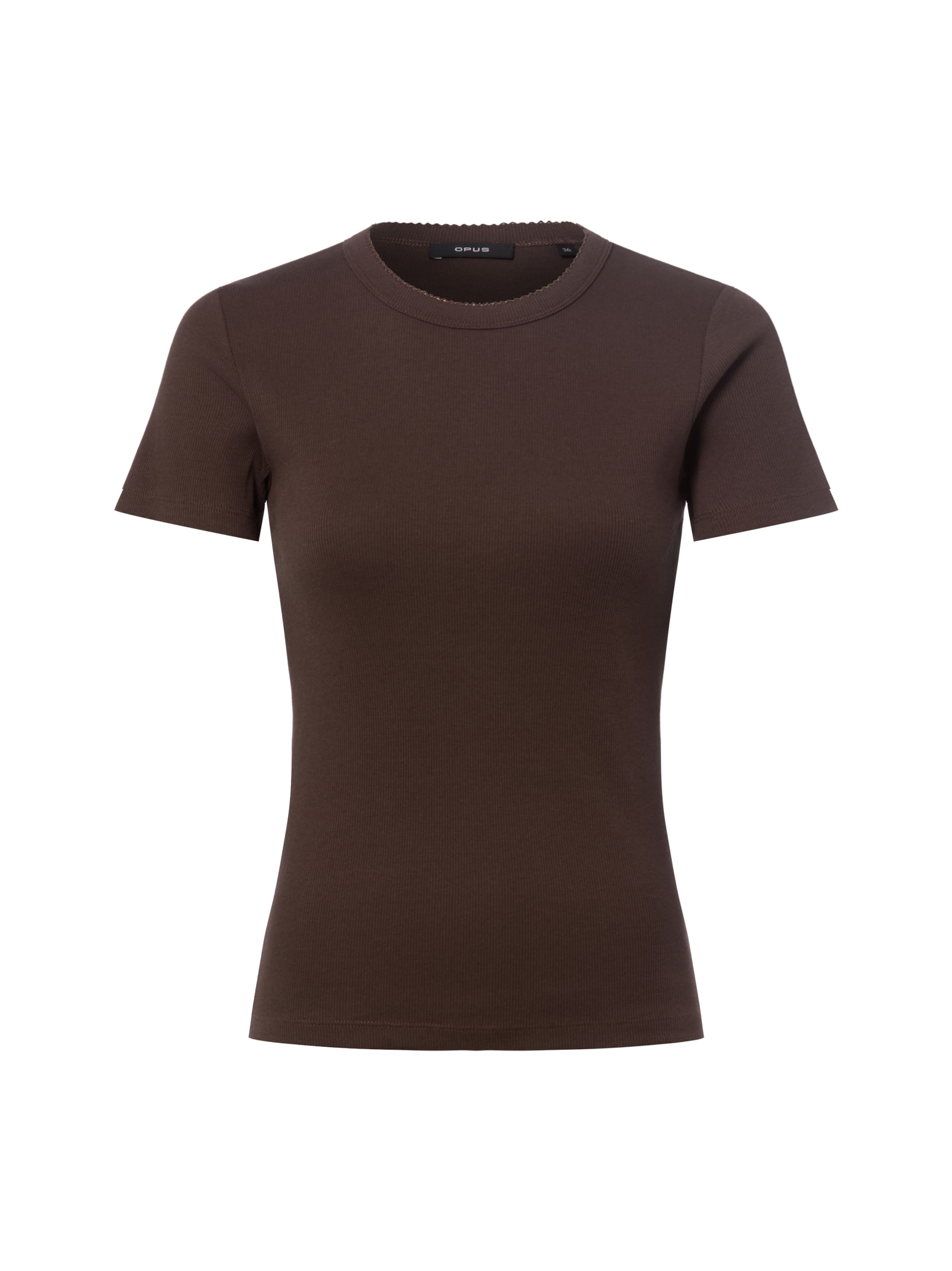 OPUS Shirt in Bruin: voorkant