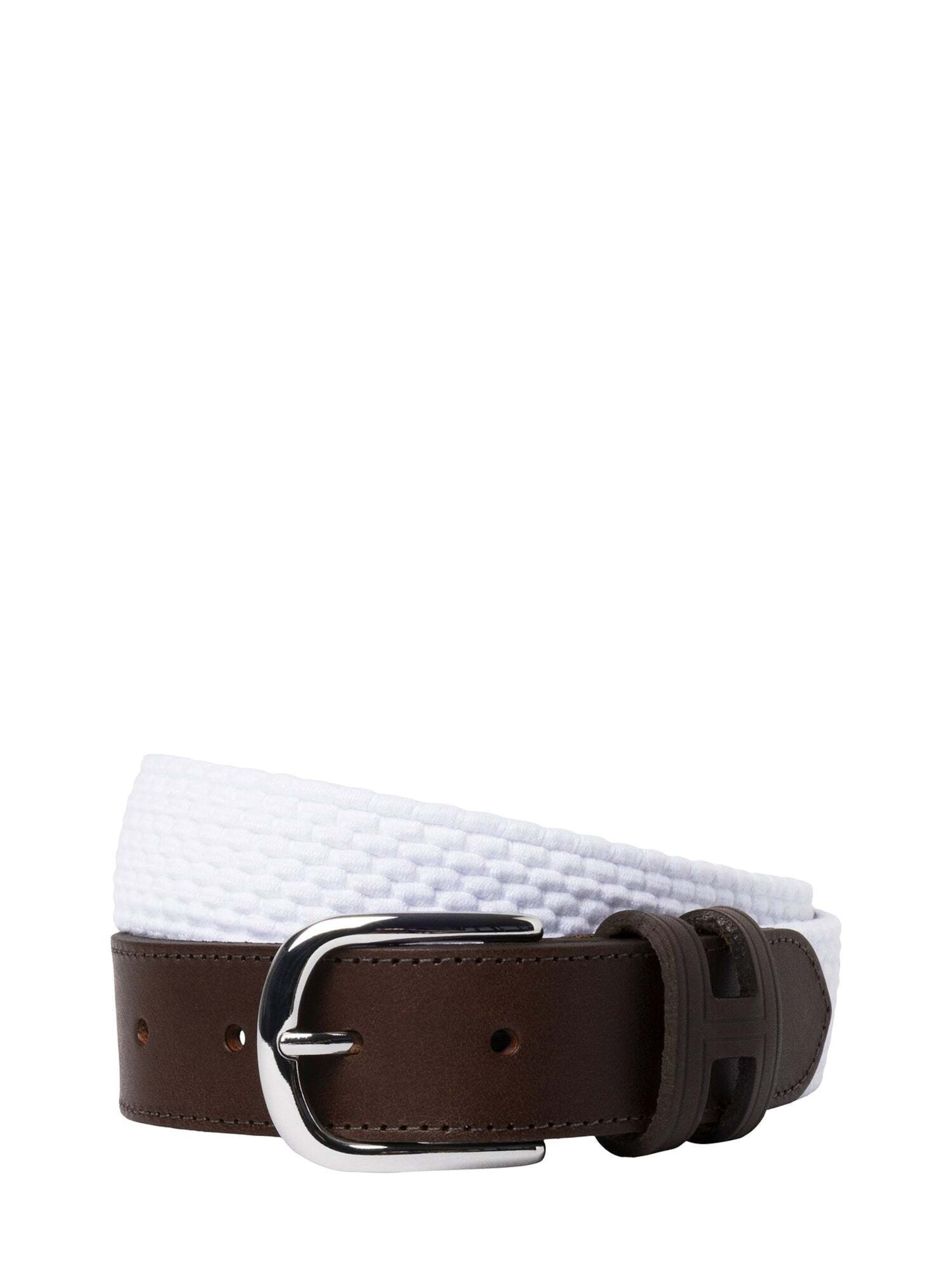 Ceinture Hackett London en marron : devant