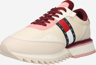 Sneaker bassa Tommy Jeans di colore beige chiaro / rosa chiaro / nero / offwhite, Visualizzazione prodotti