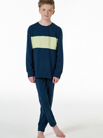SCHIESSER Pajamas in Blue: front