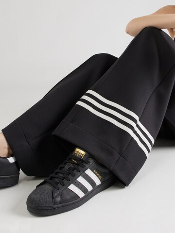 ADIDAS ORIGINALS Wide leg Pants 'Adicolor Neuclassics' in Black