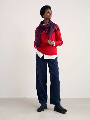 Seasalt Cornwall Neulepaita ' Gurnard's Head' ' värissä punainen