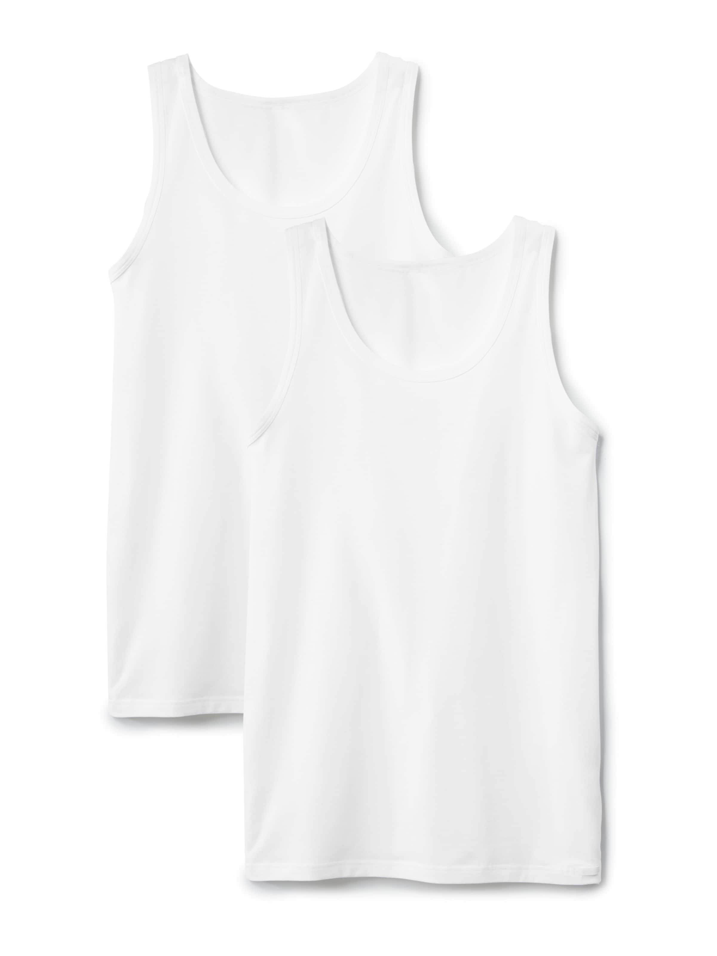 CALIDA Нательная майка в Белый: спереди