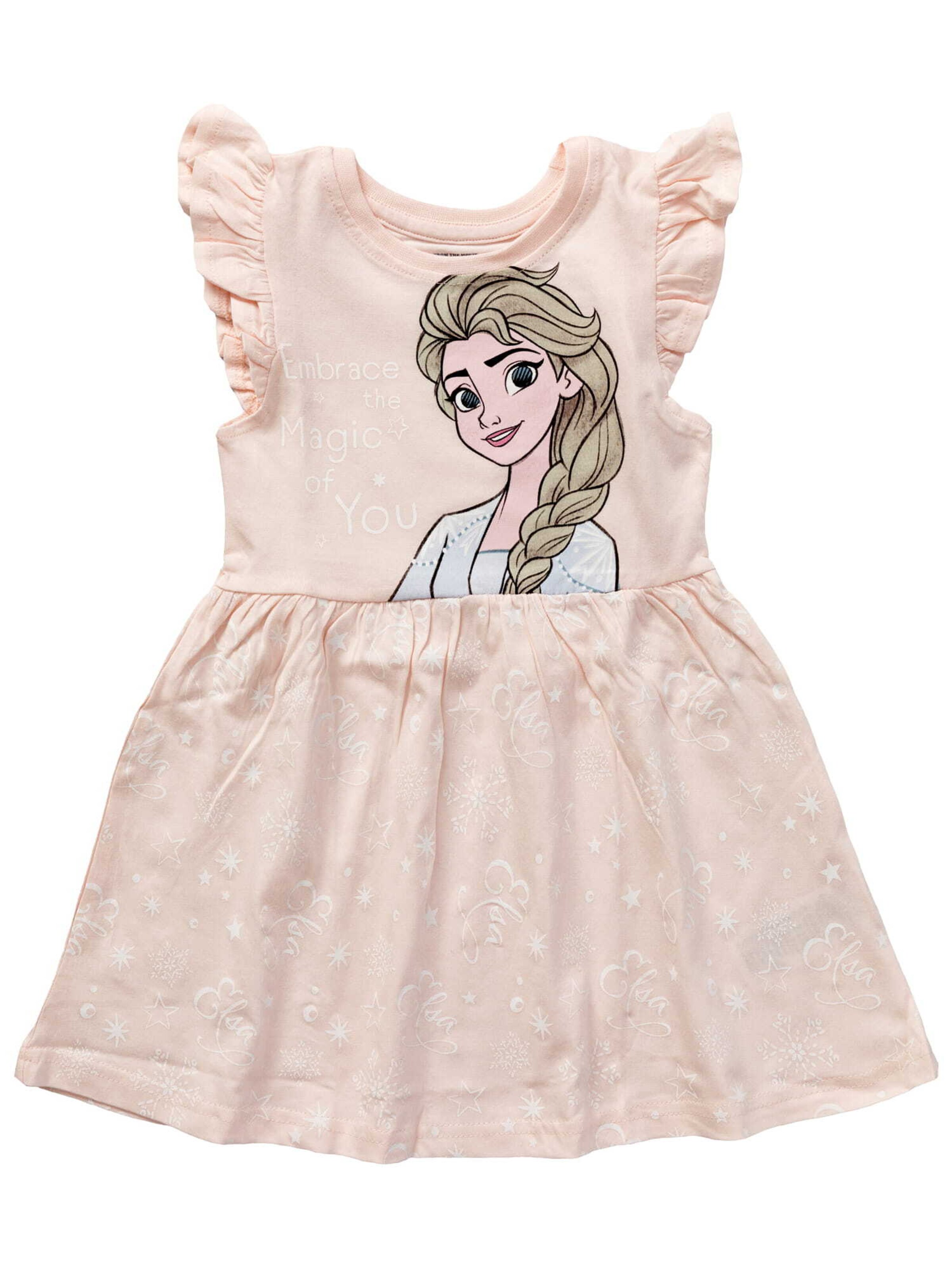 DISNEY Jurk 'Frozen' in Roze: voorkant