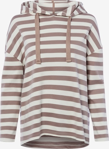 Sweat-shirt Marie Lund en marron : devant