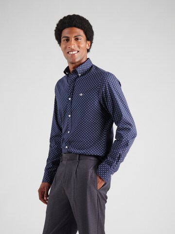 GANT Slim fit Button Up Shirt in Blue: front