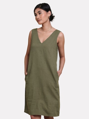 Threadbare Summer Dress 'Peggy' in Green: front