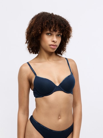 Tommy Hilfiger Underwear T-shirt Bra 'DEMI' in Blue: front