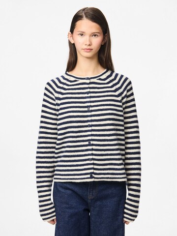 PIECES Cardigan i blå: forside