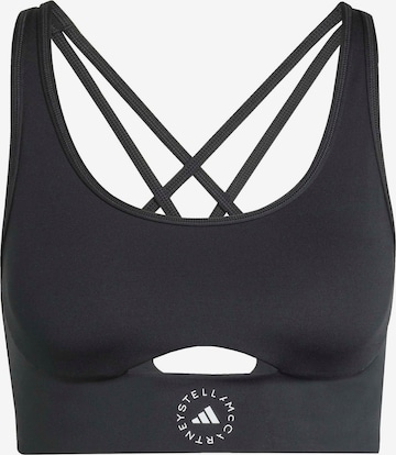 ADIDAS BY STELLA MCCARTNEY Спортивный бюстгальтер в Черный: спереди
