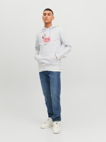 JACK & JONES Sweatshirt 'Dimensional' in White