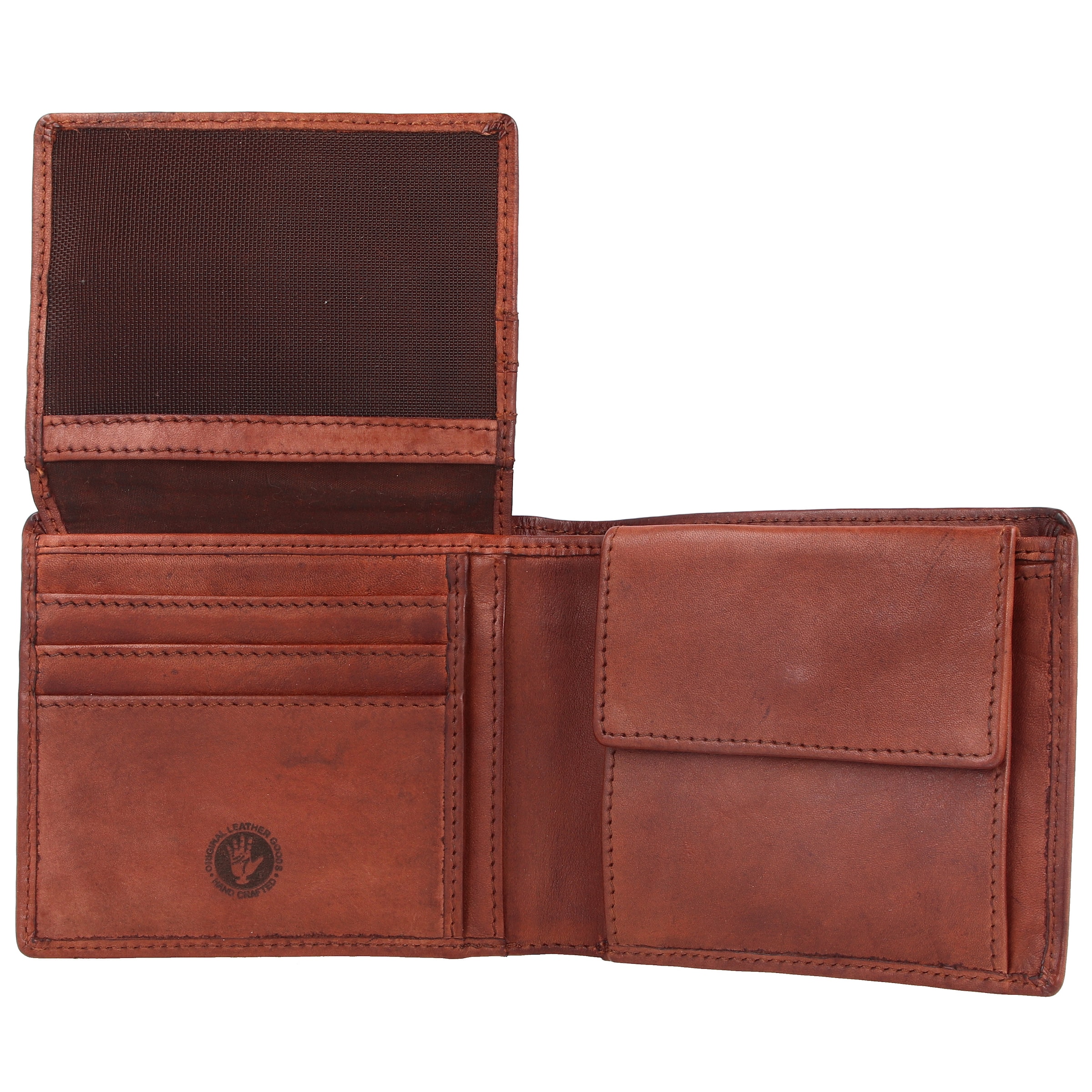 Porte-monnaies 'Vintage Washed' GREENBURRY en marron