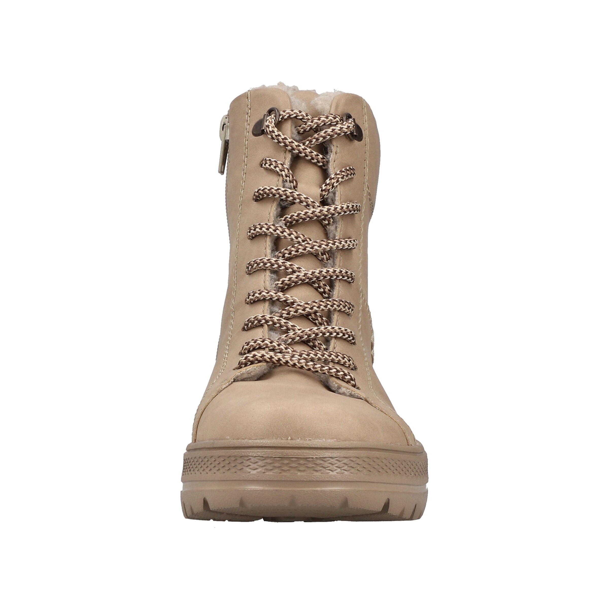 Rieker Lace-up bootie in Beige