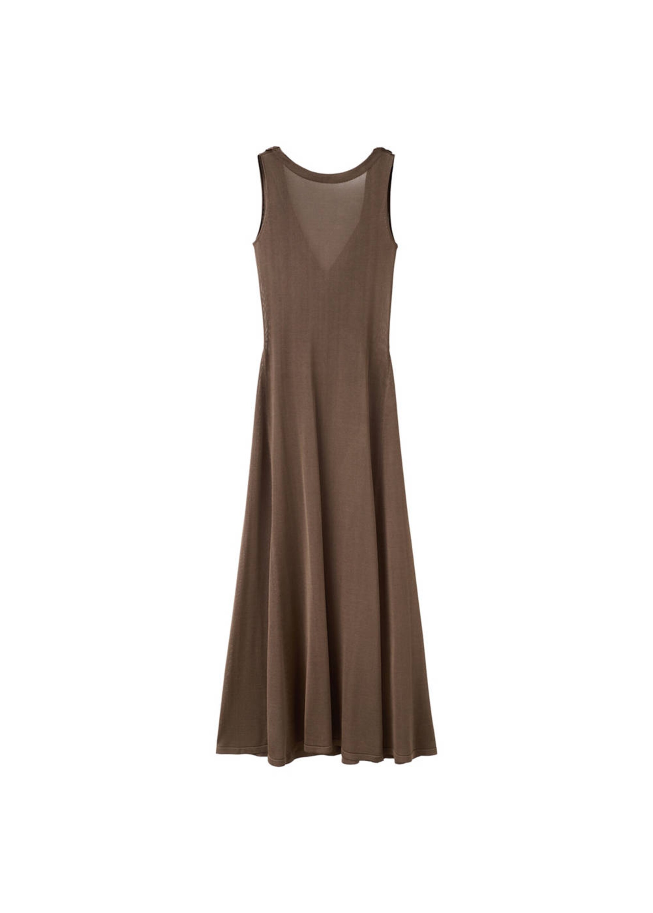 MANGO Kleid 'Camille' in Braun: Vorderseite