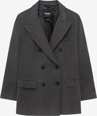 Pull&Bear Blazer en noir chiné, Vue avec produit