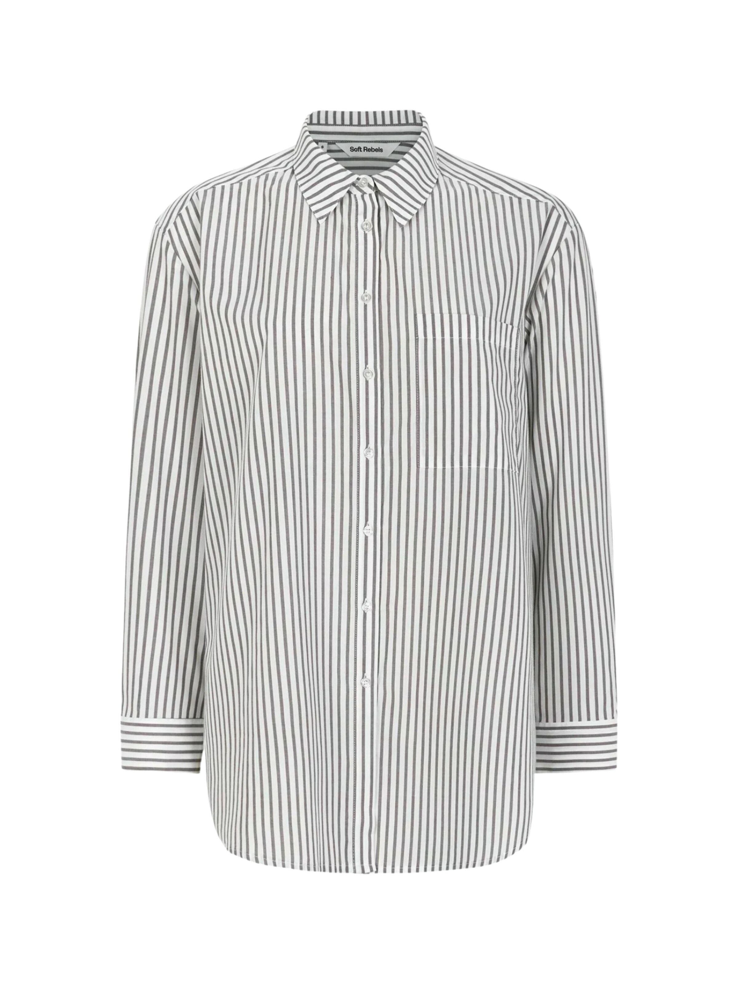 T-shirt 'SRVeronica' Soft Rebels en gris : devant