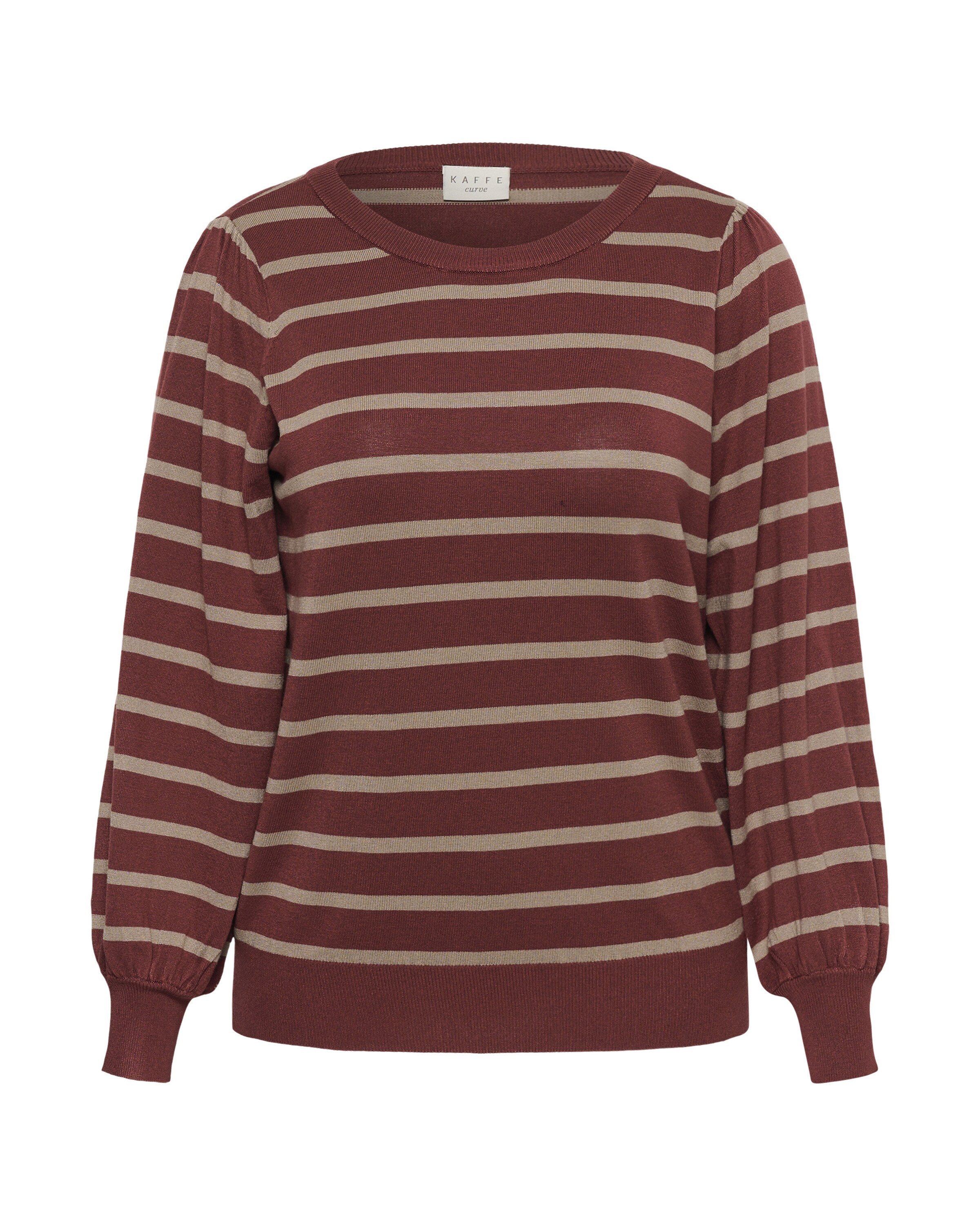 Pull-over 'Lizzy ' KAFFE CURVE en rouge : devant