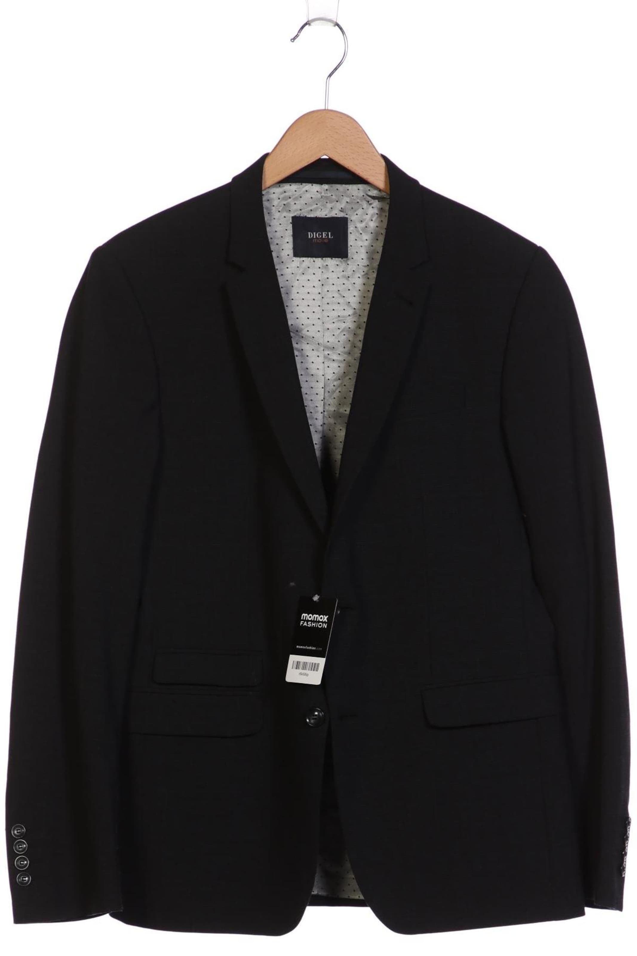 Digel Suit Jacket in M-L in Grey: front