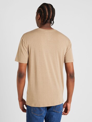 QUIKSILVER Sportshirt 'COASTAL RUN' in Beige