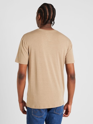 QUIKSILVER - Camiseta funcional 'COASTAL RUN' en beige