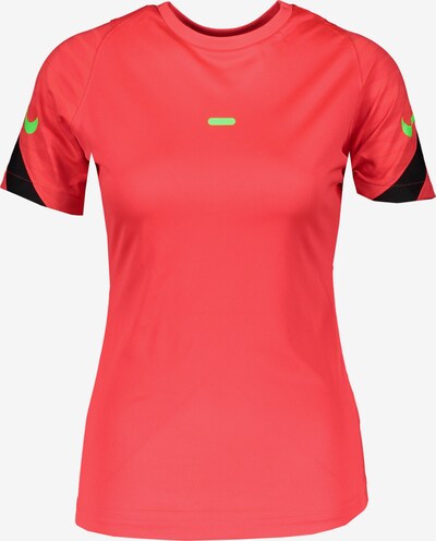 NIKE Functioneel shirt 'Strike 21' in de kleur Kiwi / Rood / Zwart, Productweergave