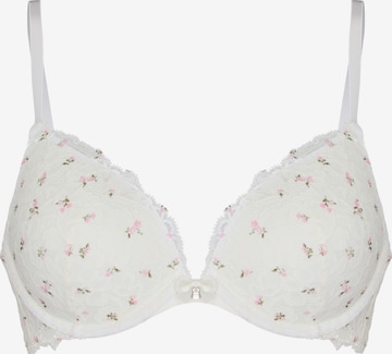 Push-up Soutien-gorge Hunkemöller en blanc : devant