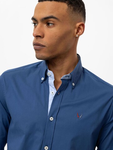 By Diess Collection Regular fit Button Up Shirt in Blue
