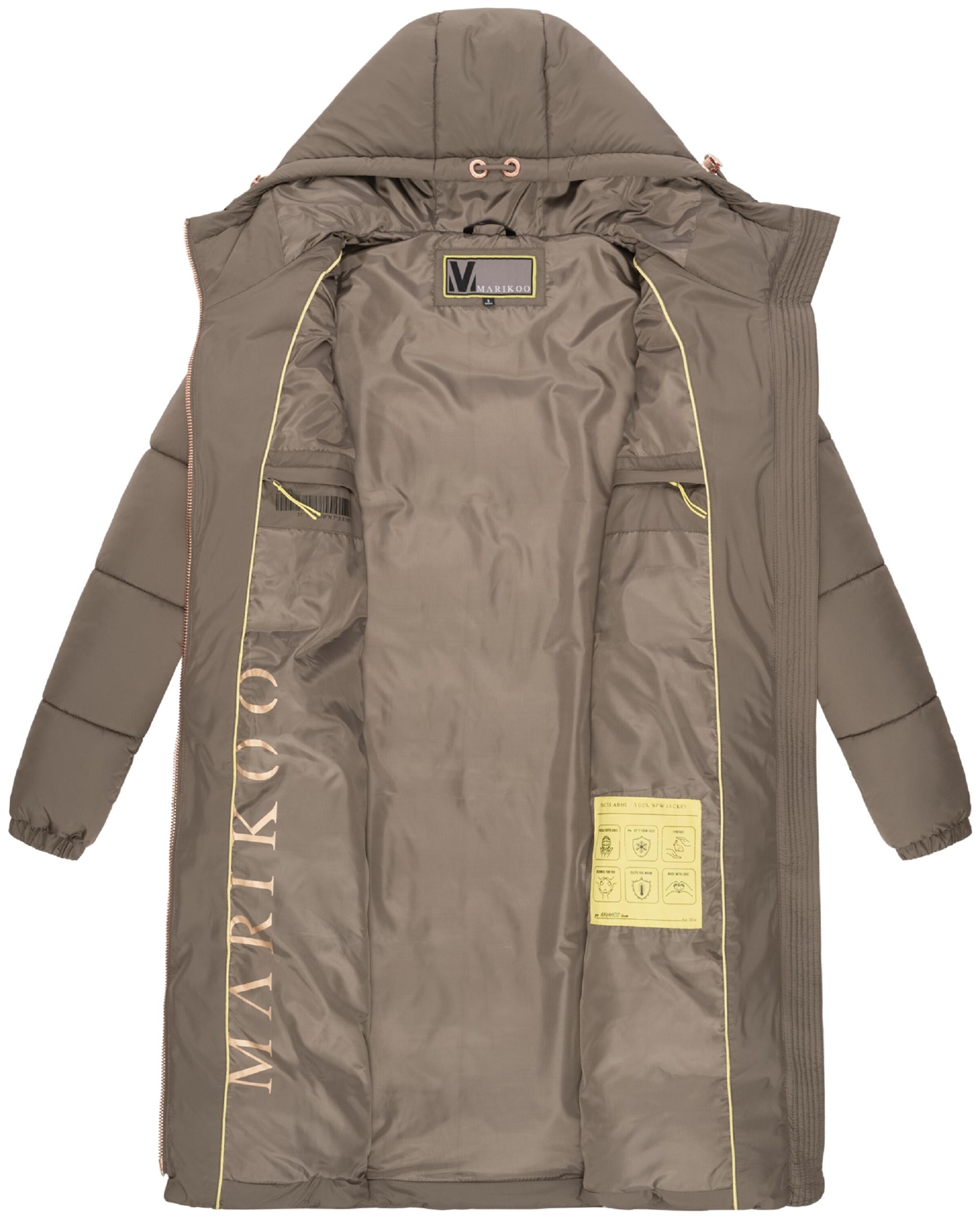 MARIKOO Winter coat in Brown