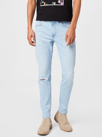 LEVI'S ® Tapered Jeans '512™ Slim Taper' in Blauw: voorkant