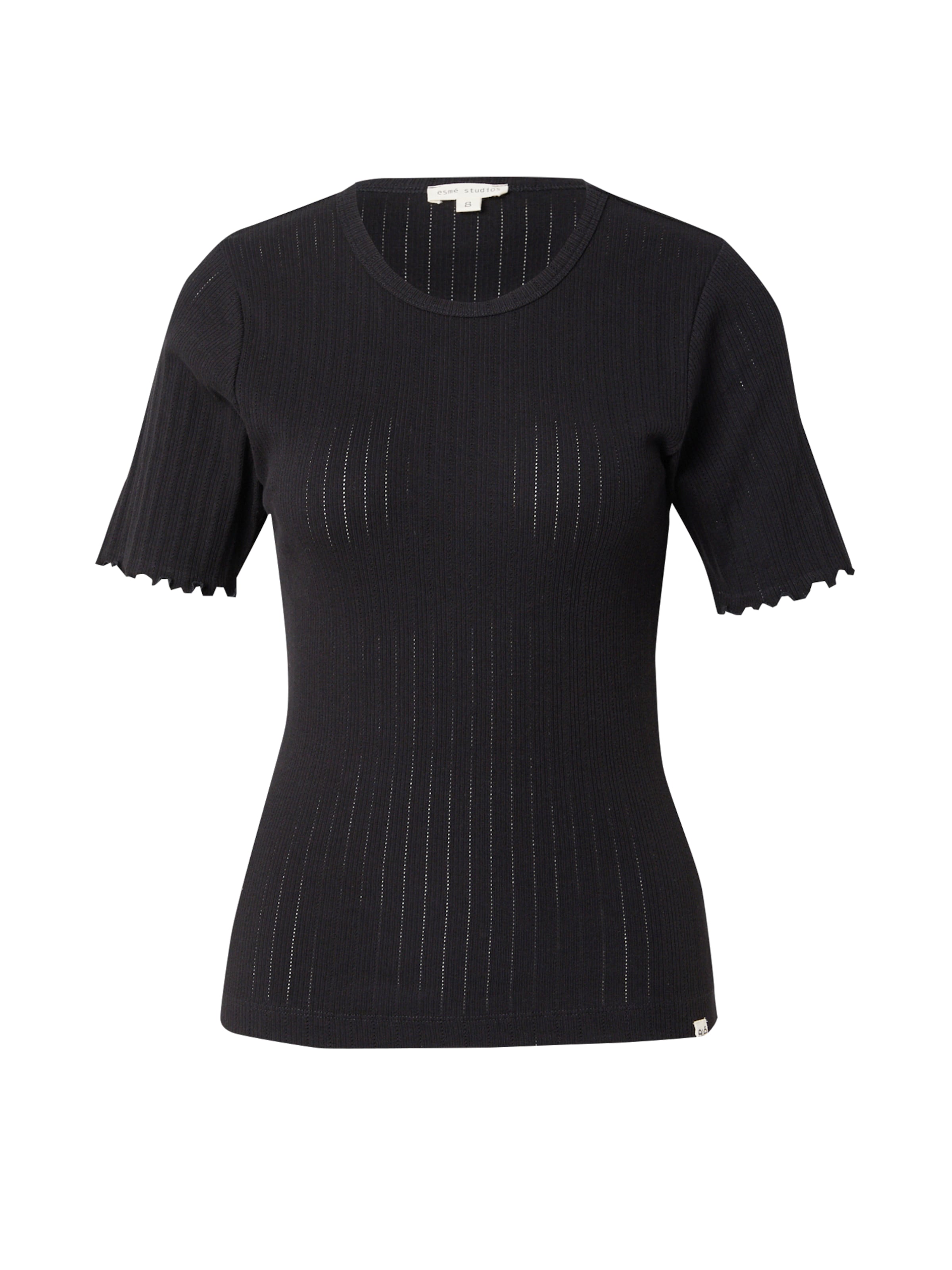 Esmé Studios Tričko 'Ella' - Čierna: predná strana