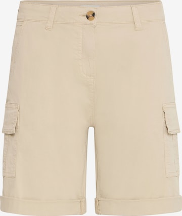 Oxmo - Calças cargo 'Chanice' em bege: frente