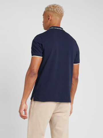 s.Oliver Poloshirt in Blau