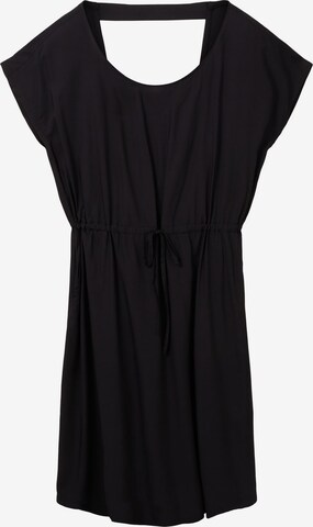 TOM TAILOR DENIM Summer Dress in Black: front