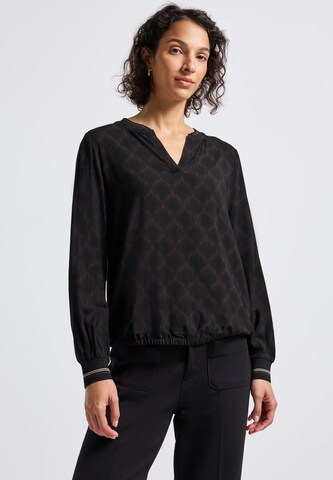 STREET ONE Blouse in Black: front