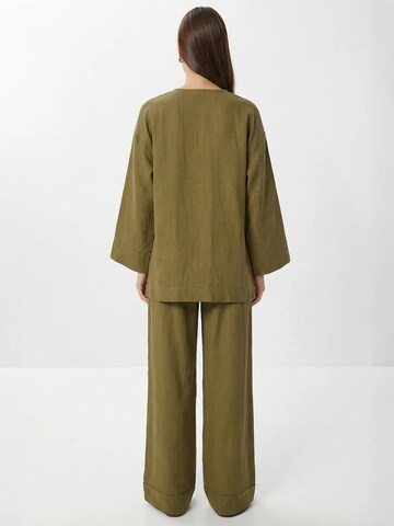 Pantalons de tailleur Happiness İstanbul en vert