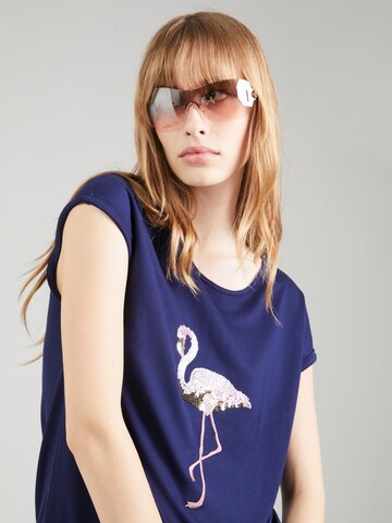 T-shirt 'Elif' ABOUT YOU en bleu