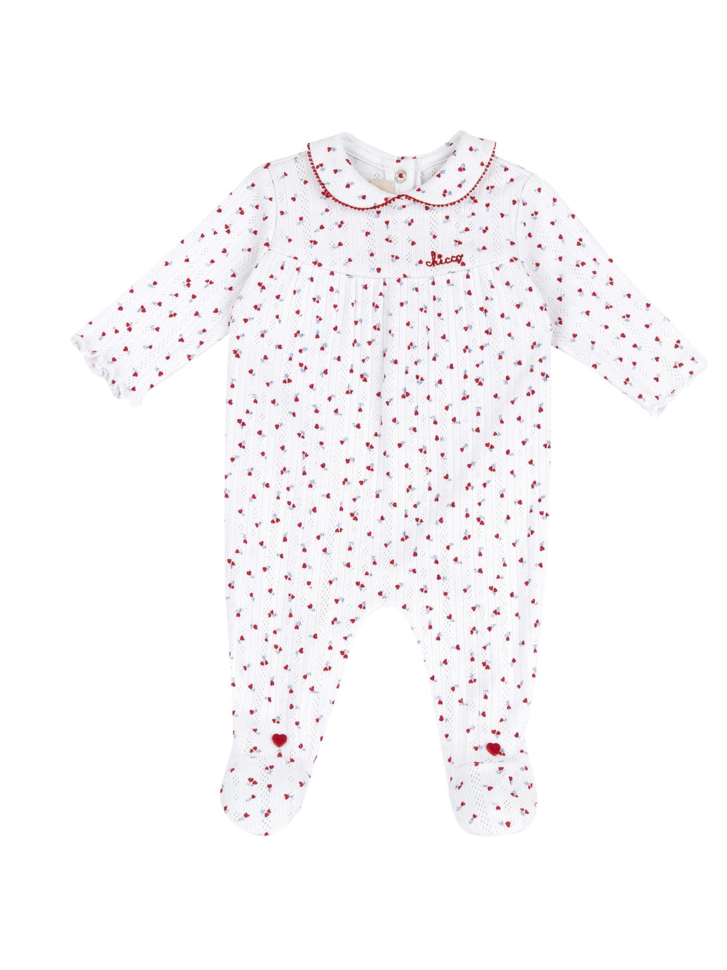 Barboteuse / body Chicco en blanc : devant