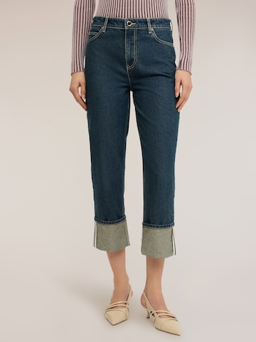 MOTIVI Tapered Jeans in Blauw: voorkant