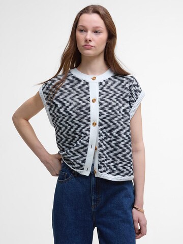 Barbour Πλεκτό γιλέκο 'Olivia' σε μπλε: μπροστά