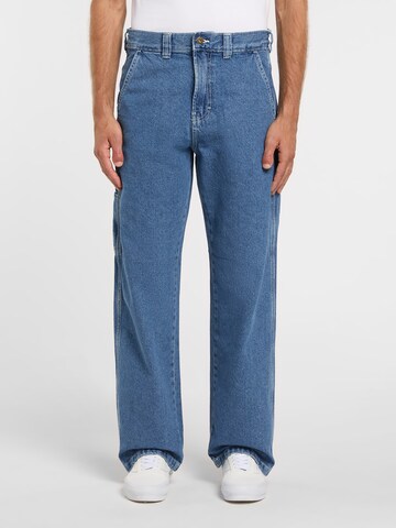 Regular Jeans 'Stevensville' de la DICKIES pe albastru: față